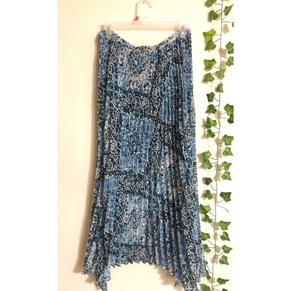 Free People Diamond Heart Pleated Skirt - Picture 7 of 11